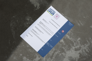 Affiche des tarifs jour/nuit hôtel